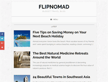 Tablet Screenshot of flipnomad.com